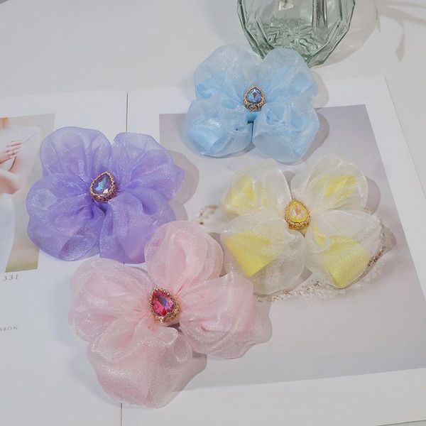 hair accessories crystal mesh flower shape bows water droplets rhinestone princess clips sweet girls hairpins kids accessoires, Slivery;white
hair accessories crystal mesh flower shape bows water droplets rhinestone princess clips sweet girls hairpins kids accessoires, Slivery;white