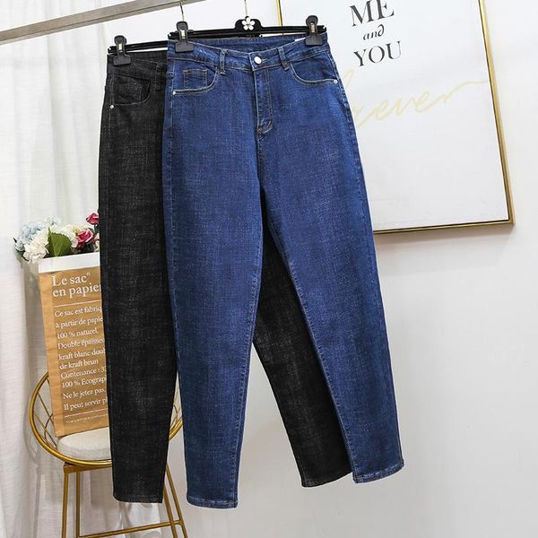 women's jeans 2021 5xl plus size boyfriend for women casual vintage high waist denim harem pants spring autumn femme, Blue
women's jeans 2021 5xl plus size boyfriend for women casual vintage high waist denim harem pants spring autumn femme, Blue