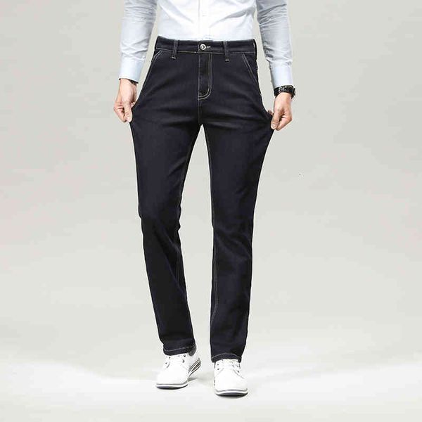 men's jeans winter warm classic casual high waist men fleece stretch business raight fit thicken denim trousers pwbi, Blue
men's jeans winter warm classic casual high waist men fleece stretch business raight fit thicken denim trousers pwbi, Blue
