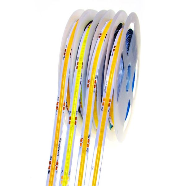 strips 8mm width 12v 24v cob led strip light waterproof 320/384 led/m ra90 high density flexible tape diode soft dimmable
strips 8mm width 12v 24v cob led strip light waterproof 320/384 led/m ra90 high density flexible tape diode soft dimmable