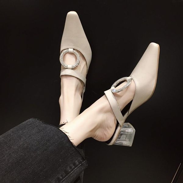 slippers brand mules women slipper clear transparent square heel summer high pointed toed solid sandals lady shoes, Black
slippers brand mules women slipper clear transparent square heel summer high pointed toed solid sandals lady shoes, Black