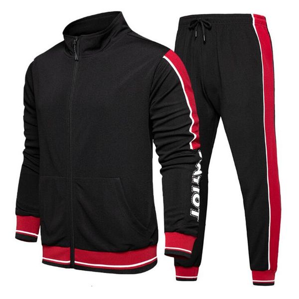 fashion 2021 spring autumn men's leisure collar long sleeve jacket + pants mens joggers set azxu, White;black
fashion 2021 spring autumn men's leisure collar long sleeve jacket + pants mens joggers set azxu, White;black