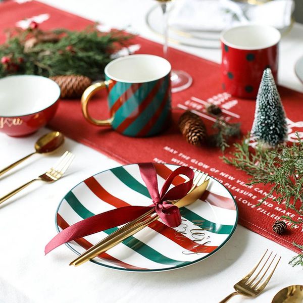 dishes & plates nordic ceramic tableware gold-plated dish bowl coffee mug spoon/fork/knife and sets christmas decorations for home
dishes & plates nordic ceramic tableware gold-plated dish bowl coffee mug spoon/fork/knife and sets christmas decorations for home