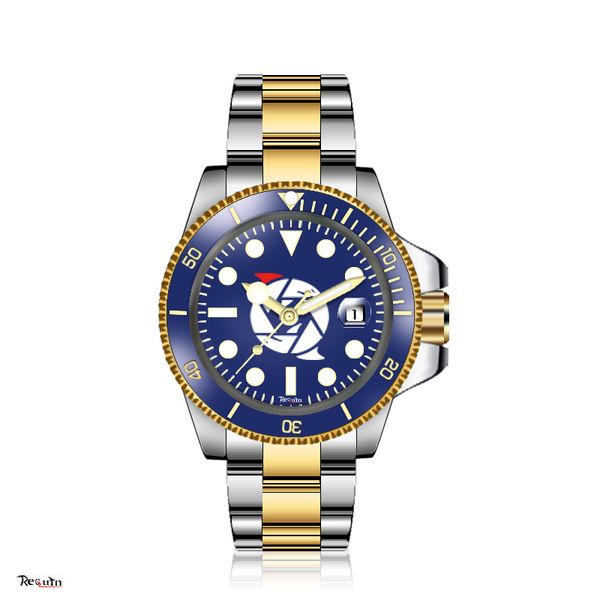 luxury men's automatic mechanical watch requin 126610 silver gold stainless steel case ceramic ring adjustable strap blue three hands c, Slivery;brown
luxury men's automatic mechanical watch requin 126610 silver gold stainless steel case ceramic ring adjustable strap blue three hands c, Slivery;brown