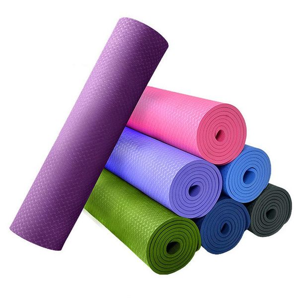 yoga mats 6mm pure color tpe non-slip pilates mat gym exercise sport tasteless pads 183*61cm
yoga mats 6mm pure color tpe non-slip pilates mat gym exercise sport tasteless pads 183*61cm