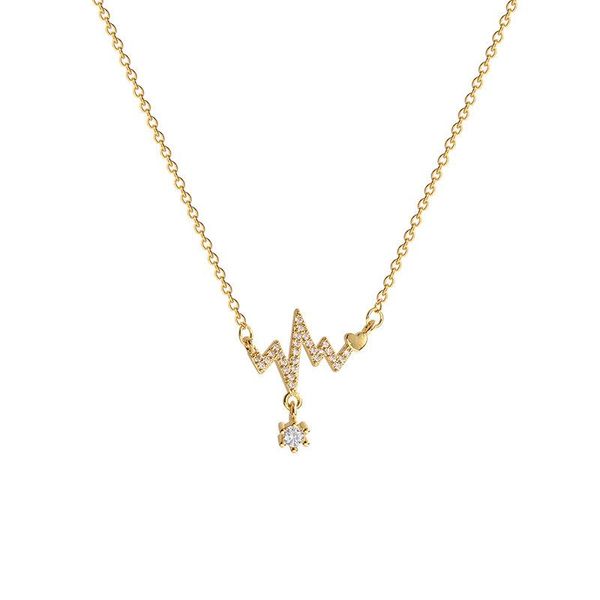 pendant necklaces jewelry luxury style design ecg micro inlaid titanium steel female's necklace wedding for girls choker, Silver
pendant necklaces jewelry luxury style design ecg micro inlaid titanium steel female's necklace wedding for girls choker, Silver