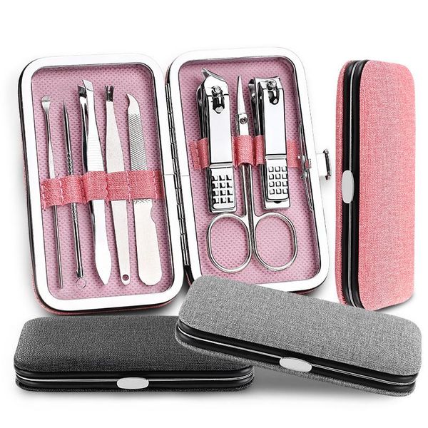 nail art kits 8pcs stainless steel care clipper pedicure scissor eyebrow tweezer manicure set kit tools beauty health
nail art kits 8pcs stainless steel care clipper pedicure scissor eyebrow tweezer manicure set kit tools beauty health