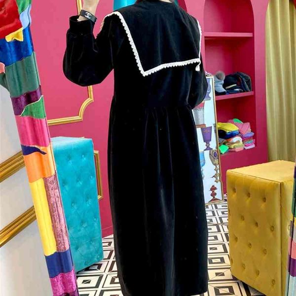 collage style chic dresses woman autumn winter ins korean sweet navy collar lace loose puff sleeve long doll dress, Black;gray
collage style chic dresses woman autumn winter ins korean sweet navy collar lace loose puff sleeve long doll dress, Black;gray