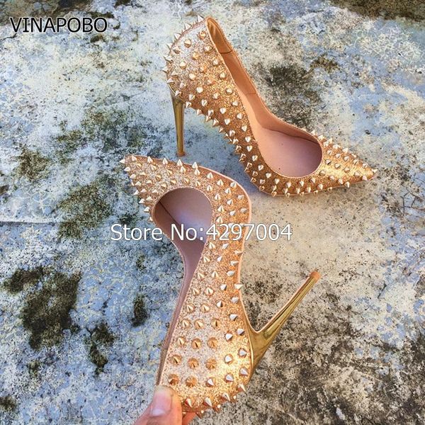 dress shoes 2021 women gold rivet pumps pointed toe spike high heels slip-on sequined cloth office lady heel, Black
dress shoes 2021 women gold rivet pumps pointed toe spike high heels slip-on sequined cloth office lady heel, Black