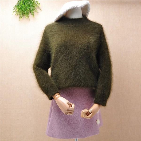 women's sweaters ladies women hairy fuzzy mink cashmere o-neck seven sleeves loose pullover angora fur winter blouses jumper sweater, White;black
women's sweaters ladies women hairy fuzzy mink cashmere o-neck seven sleeves loose pullover angora fur winter blouses jumper sweater, White;black
