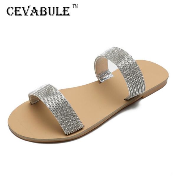 dress shoes cevabule 2021 summer sandals women's roman style sparkles bright diamonds wear beach plus size flat women slippers cgb, Black
dress shoes cevabule 2021 summer sandals women's roman style sparkles bright diamonds wear beach plus size flat women slippers cgb, Black