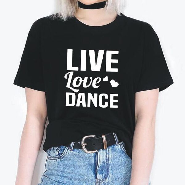 women's t-shirt funny live love dance letter print tee shirt femme summer casual short sleeve t women s o-neck plus size camiseta mujer, White
women's t-shirt funny live love dance letter print tee shirt femme summer casual short sleeve t women s o-neck plus size camiseta mujer, White