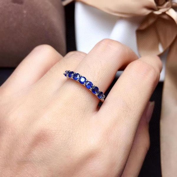 cluster rings natural blue sapphire gem ring gemstone s925 silver trendy slender elegant array row women party gift fine jewelry, Golden;silver
cluster rings natural blue sapphire gem ring gemstone s925 silver trendy slender elegant array row women party gift fine jewelry, Golden;silver