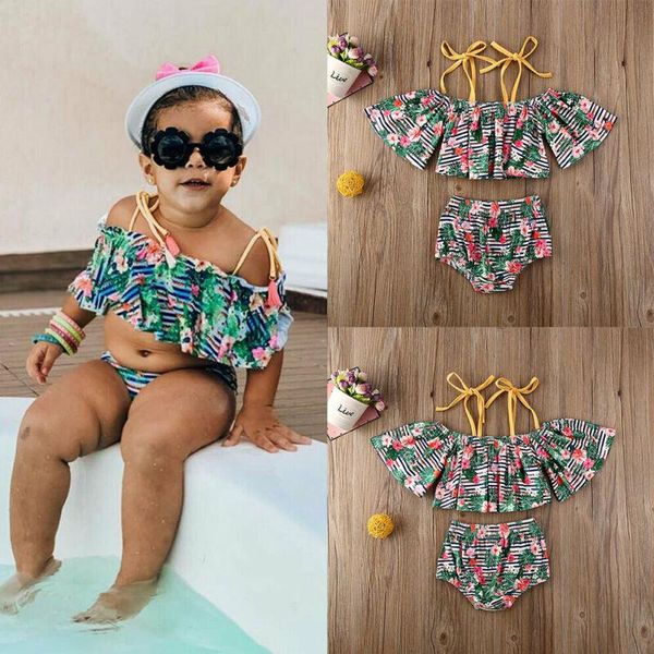 one-pieces born kid baby girls swimwear swimsuit bikini 2pcs bandage strap ruffle shorts floral beach bathing suit, Black
one-pieces born kid baby girls swimwear swimsuit bikini 2pcs bandage strap ruffle shorts floral beach bathing suit, Black