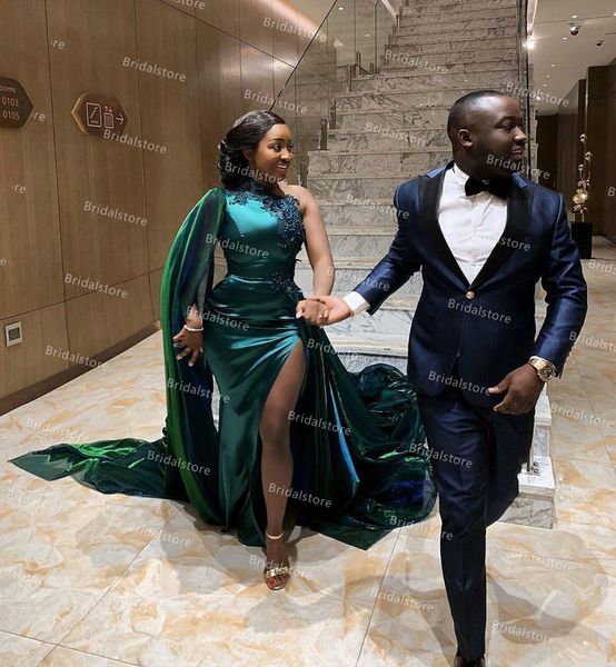 hunter green mermaid prom dresses for african with high slit high neck elastic satin kaftan dubai evening dresses plus size formal gown, Black
hunter green mermaid prom dresses for african with high slit high neck elastic satin kaftan dubai evening dresses plus size formal gown, Black
