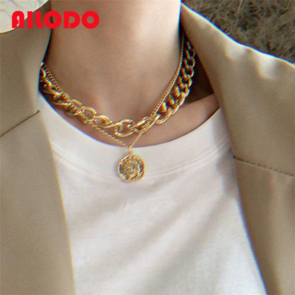pendant necklaces ailodo vintage coin chain necklace for women gold silver color fashion portrait chunky statement jewelry
pendant necklaces ailodo vintage coin chain necklace for women gold silver color fashion portrait chunky statement jewelry