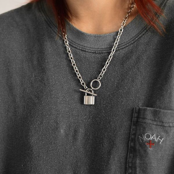 lock head necklace female minority sense autumn clavicle chain korean street trend design sweet cool neck ornament, Silver
lock head necklace female minority sense autumn clavicle chain korean street trend design sweet cool neck ornament, Silver