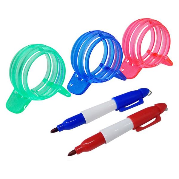 golf training aids 1 set ball liner with pen 360 degree triple lines balls blue red green putting
golf training aids 1 set ball liner with pen 360 degree triple lines balls blue red green putting