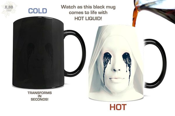 mugs horror nun tricky thermal cup terror face discolor ceramic funny prank cold color change heat sensitive tea coffee magic mug
mugs horror nun tricky thermal cup terror face discolor ceramic funny prank cold color change heat sensitive tea coffee magic mug