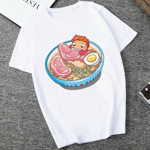 ponyo hayao miyazaki studio ghibli women's t shirt summer short sleeve chewing funny tshirt women t-shirt female, White
ponyo hayao miyazaki studio ghibli women's t shirt summer short sleeve chewing funny tshirt women t-shirt female, White