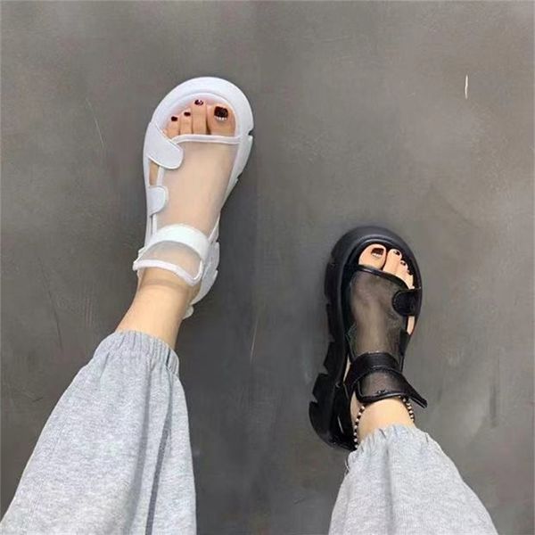 sandal summer fashion thick-bottomed breathable eugene yarn mesh magic paste roman sandals hook & loop 220308, Black
sandal summer fashion thick-bottomed breathable eugene yarn mesh magic paste roman sandals hook & loop 220308, Black