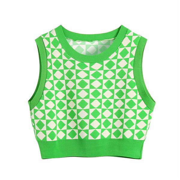 women's sweaters evfer casual spring fall argyle mesh short za fashion without sleeves o-neck green shirts chic waistcoat wtum, White;black
women's sweaters evfer casual spring fall argyle mesh short za fashion without sleeves o-neck green shirts chic waistcoat wtum, White;black