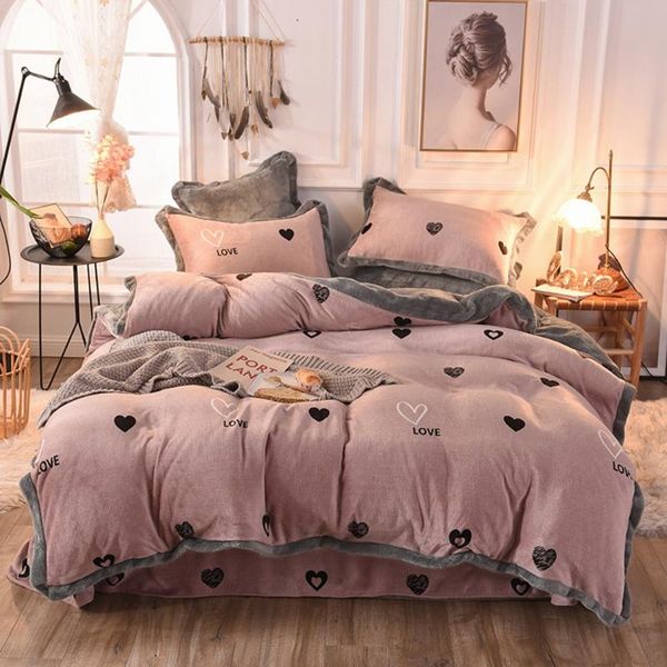 bedding sets winter warm flannel 3/4pcs set milk velvet quilt duvet cover cartoon thickened snow fleece bed sheet pillowcase
bedding sets winter warm flannel 3/4pcs set milk velvet quilt duvet cover cartoon thickened snow fleece bed sheet pillowcase