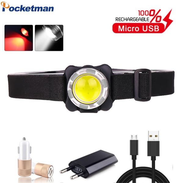 8000lm cob led headlight usb charging headlight with built-in battery waterproof white red illumination
8000lm cob led headlight usb charging headlight with built-in battery waterproof white red illumination