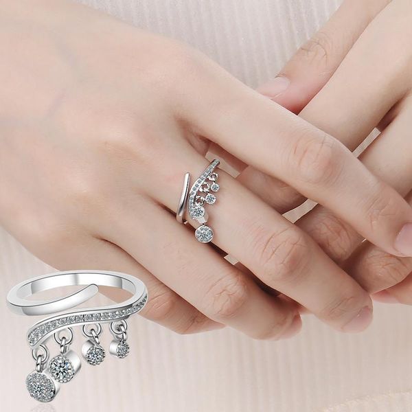 wedding rings everoyal fashion zircon round drop female finger jewelry trendy 925 sterling silver ring for women accessories lady gift, Slivery;golden
wedding rings everoyal fashion zircon round drop female finger jewelry trendy 925 sterling silver ring for women accessories lady gift, Slivery;golden
