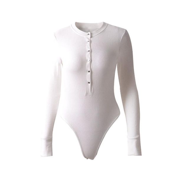 women's jumpsuits & rompers trendy women clothes long sleeve solid button bodysuit casual stretch leotard polyester jumpsuit one pieces, Black;white
women's jumpsuits & rompers trendy women clothes long sleeve solid button bodysuit casual stretch leotard polyester jumpsuit one pieces, Black;white