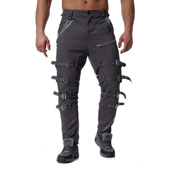 casual mode in charge men's personality of metal zipper decoration hip hop streetwear sweatpants masculine pants qzdu, Black
casual mode in charge men's personality of metal zipper decoration hip hop streetwear sweatpants masculine pants qzdu, Black