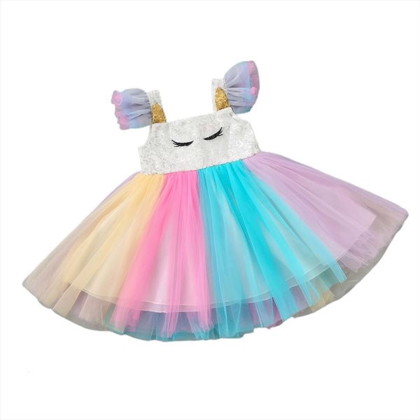 3 7years toddler color block girl dresses tulle summer baby cartoon fly sleeve square collar one piece, Red;yellow
3 7years toddler color block girl dresses tulle summer baby cartoon fly sleeve square collar one piece, Red;yellow