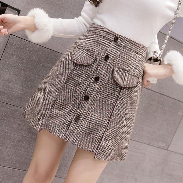 skirts women solid pockets skirt above knee ,mini empire office lady sweet button 2021 winter autumn a-line female, Black
skirts women solid pockets skirt above knee ,mini empire office lady sweet button 2021 winter autumn a-line female, Black