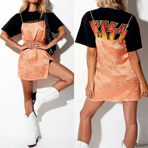 casual dresses 2021 summer female sleeveless short dress backless orange slim strapless hem split women's sling, Black;gray
casual dresses 2021 summer female sleeveless short dress backless orange slim strapless hem split women's sling, Black;gray