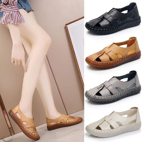 sandals women's 2021 summer genuine leather handmade ladies shoe for women flats retro style mother shoes, Black
sandals women's 2021 summer genuine leather handmade ladies shoe for women flats retro style mother shoes, Black