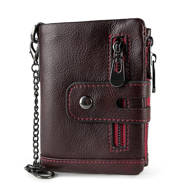 wallets 2021 leather men wallet coin pocket purse small card holder chain portfolio portomonee gift walet for women dropship, Red;black
wallets 2021 leather men wallet coin pocket purse small card holder chain portfolio portomonee gift walet for women dropship, Red;black