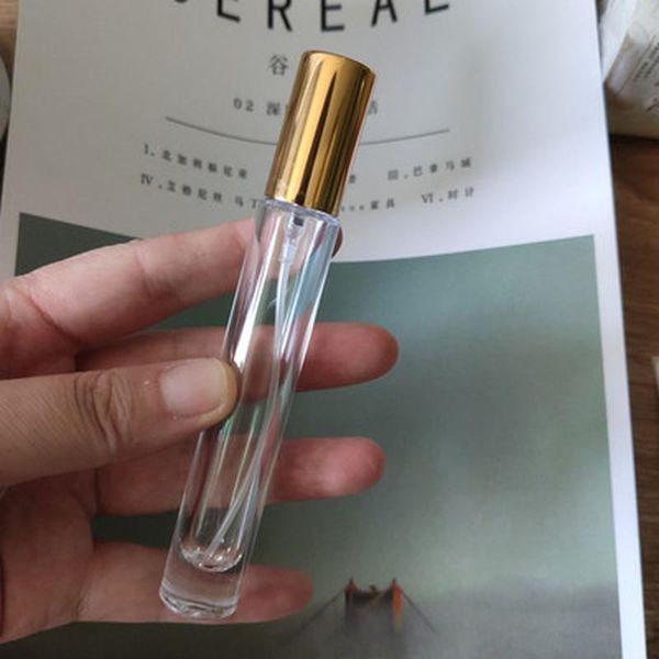 storage bottles & jars 10ml spray bottle transparent glass sample vials gold silver cap perfume containers portable mini atomizer
storage bottles & jars 10ml spray bottle transparent glass sample vials gold silver cap perfume containers portable mini atomizer