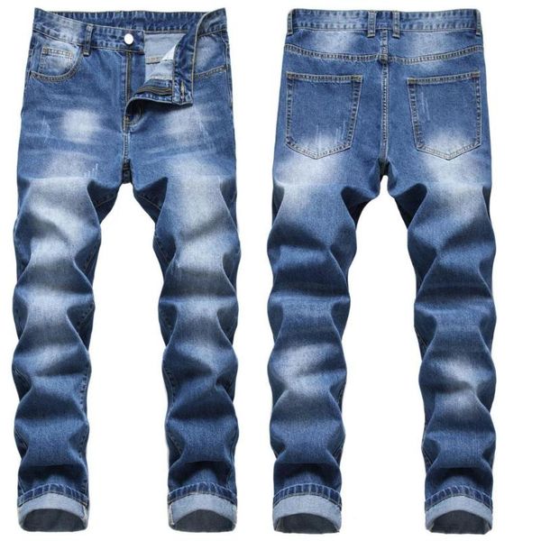 men's jeans mature heavyweight straight-leg pants 2021 spring and summer lightweight, Blue
men's jeans mature heavyweight straight-leg pants 2021 spring and summer lightweight, Blue
