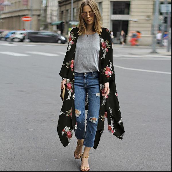 plus size 4xl 5xl women chiffon kimono cardigan floral print asymmetric boho loose casual outerwear beachwear cover up blusas, White
plus size 4xl 5xl women chiffon kimono cardigan floral print asymmetric boho loose casual outerwear beachwear cover up blusas, White