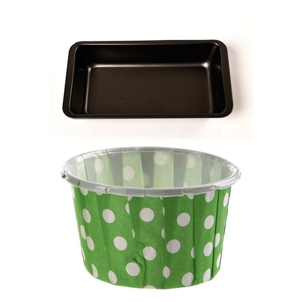 100 x cupcake wrapper paper cake case baking cups liner muffin green & 1x baguette bread baking tray 24 x 13cm
100 x cupcake wrapper paper cake case baking cups liner muffin green & 1x baguette bread baking tray 24 x 13cm