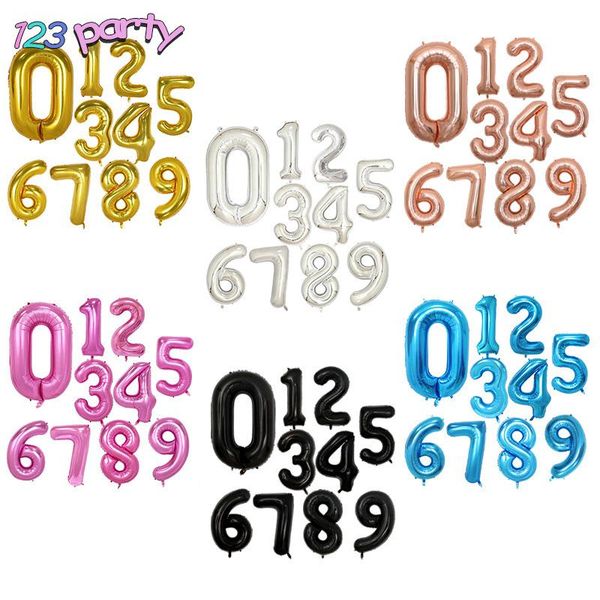 party decoration 40 inch number balloons baby shower helium foil ballon gold silver pink blue digit globos birthday wedding balloon
party decoration 40 inch number balloons baby shower helium foil ballon gold silver pink blue digit globos birthday wedding balloon