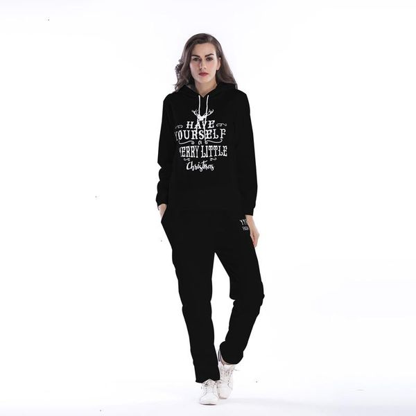 two piece dress christmas sportswear women 2 set casual woman sporting suits letter hoodies + pants sets female tracksuits, White
two piece dress christmas sportswear women 2 set casual woman sporting suits letter hoodies + pants sets female tracksuits, White