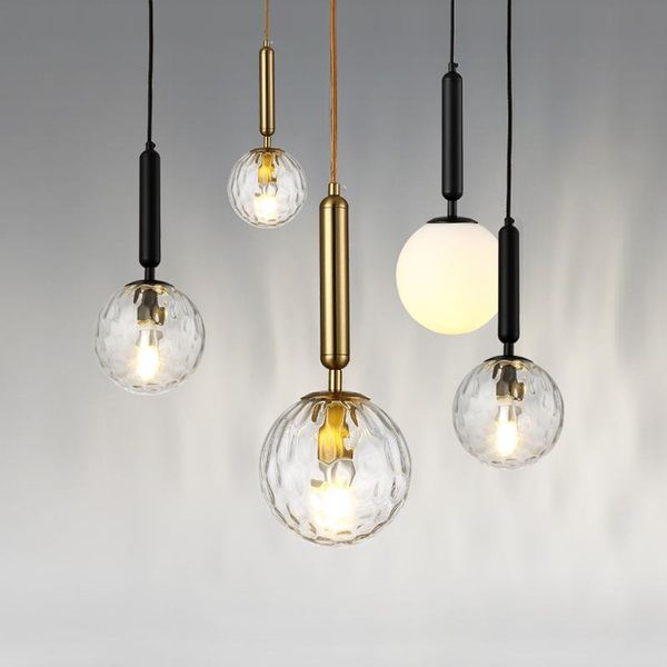 pendant lamps modern simple nordic glass ball single head three creative personality bedroom bedside bar dining room small chandelier
pendant lamps modern simple nordic glass ball single head three creative personality bedroom bedside bar dining room small chandelier