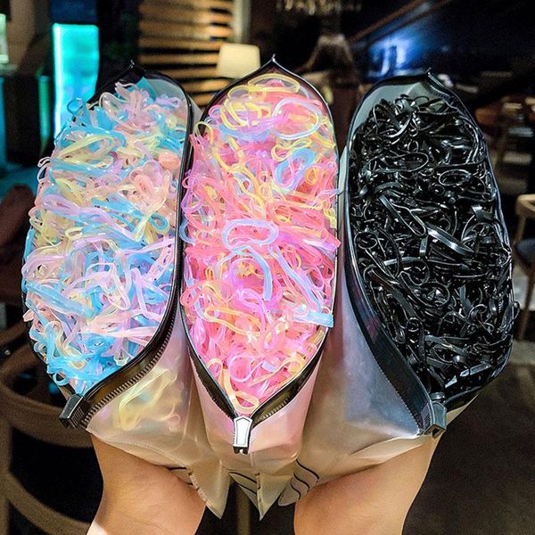 500pcs/bag children's cute cartoon popular colorful rubber band girl cute elastic band children's sweet hair accessories, Slivery;white
500pcs/bag children's cute cartoon popular colorful rubber band girl cute elastic band children's sweet hair accessories, Slivery;white