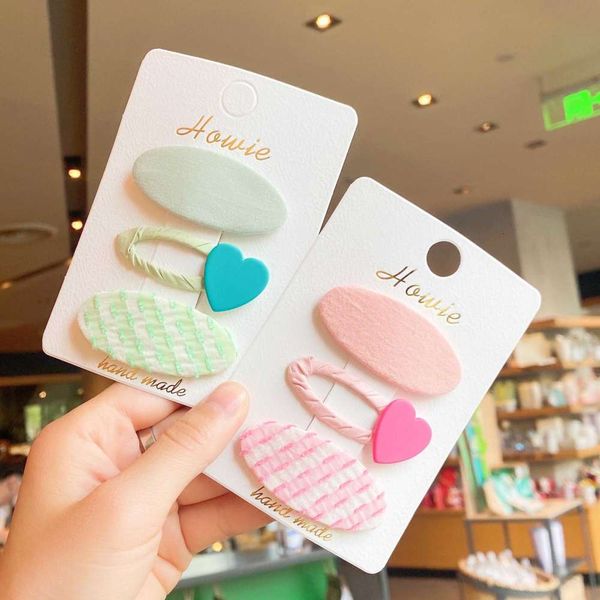 2021 fashion baby jewelry cloth stripe oval 3-piece cute princess candy color love clip hairpin, Red;brown
2021 fashion baby jewelry cloth stripe oval 3-piece cute princess candy color love clip hairpin, Red;brown