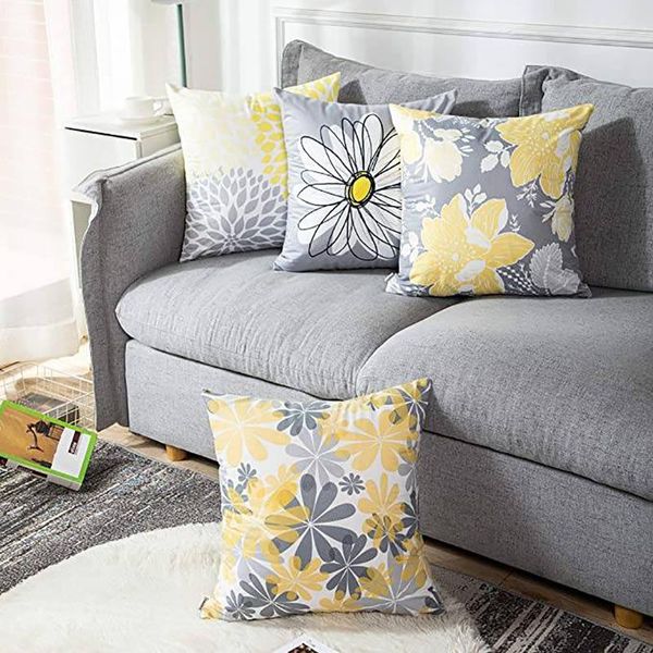 pillow case nordic style grey yellow daisy pillowcase geometric throw cushion cover printing sofa
pillow case nordic style grey yellow daisy pillowcase geometric throw cushion cover printing sofa