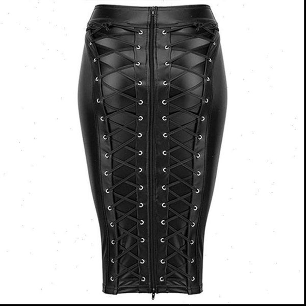 womens knee length wet look plus size black pu leather skirt 2021 back lace zipper bandage bodycon faux leather skirts ladies
womens knee length wet look plus size black pu leather skirt 2021 back lace zipper bandage bodycon faux leather skirts ladies