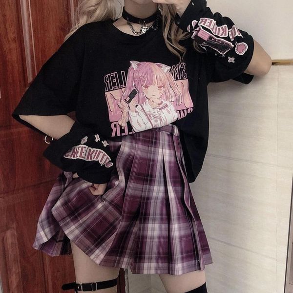 women's t-shirt houzhou anime print oversized women harajuku patchwork long sleeve graphic t shirts kawaii e girl japanese streetwear, White
women's t-shirt houzhou anime print oversized women harajuku patchwork long sleeve graphic t shirts kawaii e girl japanese streetwear, White