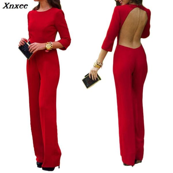 women's jumpsuits & rompers 2021 summer elegant womens jumpsuit casual solid bodysuit long sleeve o neck backless playsuits xnxee, Black;white
women's jumpsuits & rompers 2021 summer elegant womens jumpsuit casual solid bodysuit long sleeve o neck backless playsuits xnxee, Black;white