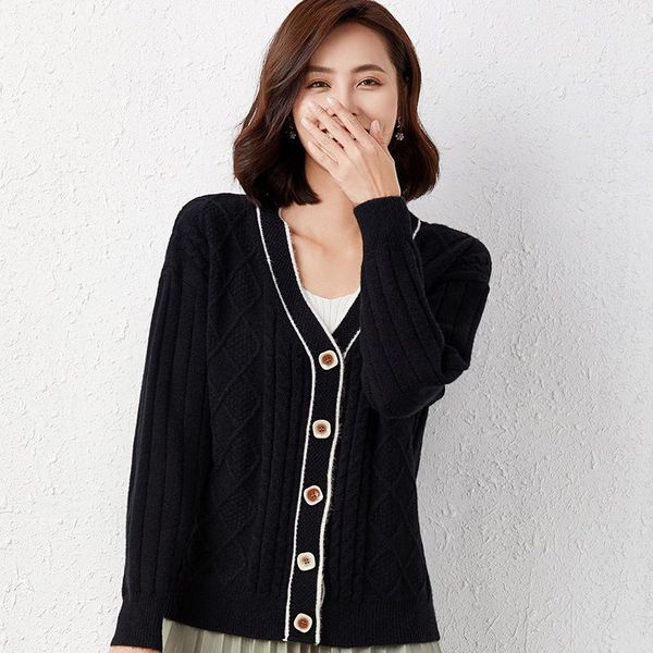 women's knits & tees women cardigans sweaters winter v-neck buttons knitted cardigan ladies coat vintage knitwears cropped mujer, White
women's knits & tees women cardigans sweaters winter v-neck buttons knitted cardigan ladies coat vintage knitwears cropped mujer, White